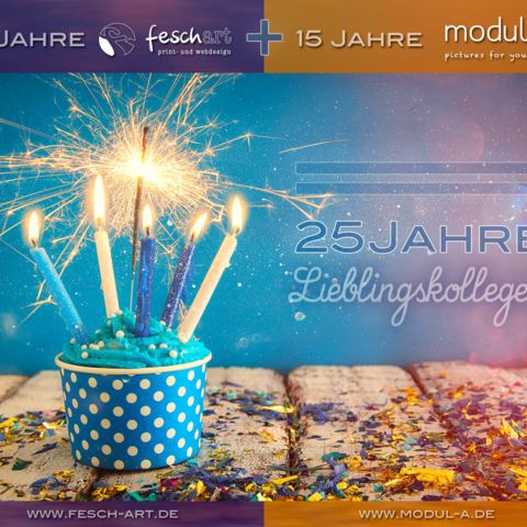 modul A Messefotograf und Werbeagentur feschart 25 Jahre Jubiläum