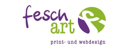 Logo fesch art | print- und webdesign - Werbeagentur und Satzstudio
