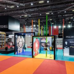 Messefotografie am PAUL MITCHELL Messestand auf der Messe Top Hair in Düsseldorf