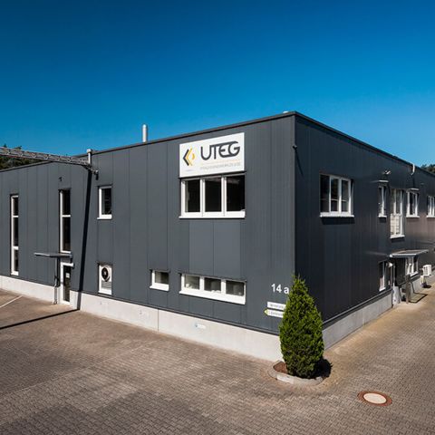 Architekturaufnahme einer Industriehalle