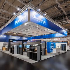 Messefotografie am BUDERUS Messestand auf der Messe SHK in Essen