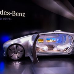 Professionelle Exponatfotografie am Messestand von Mercedes-Benz zur IAA PKW in Frankfurt