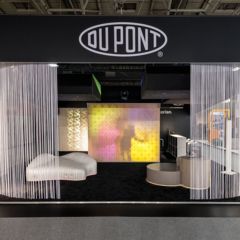 Messestandaufnahme des DUPONT Messestandes von der Messe BAU in München