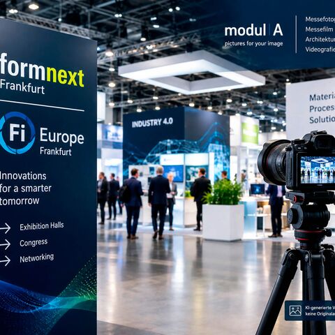 Fotograf für Messefotografie & Messefilm zur Formnext & Fi Europe 2026 in Frankfurt am Main